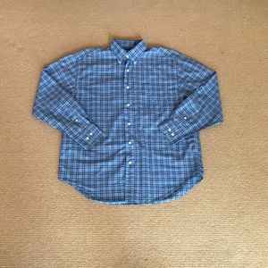 Men's Nautica Plaid Button Up Shirt, Size L
